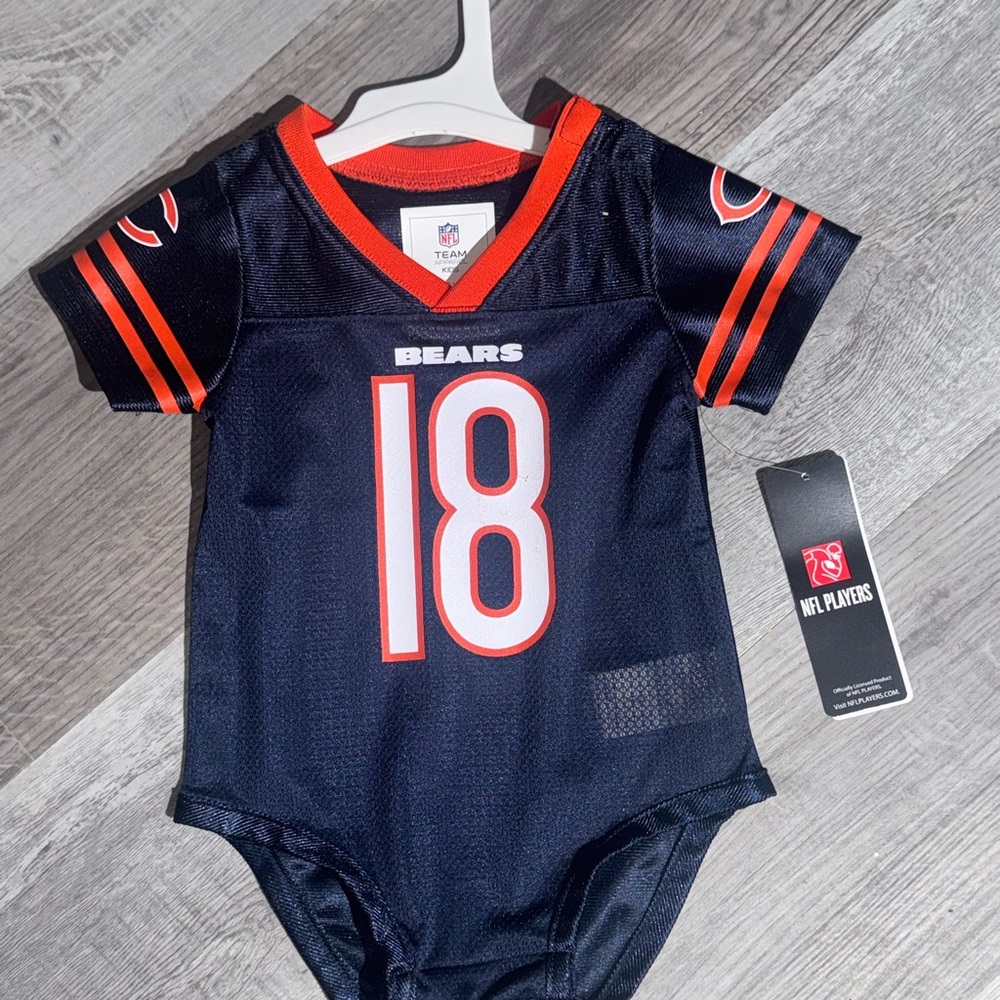 NFL Team Apparel Bears Baby Onesie - Navy